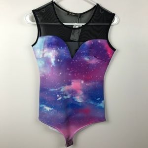 Love culture galaxy bodysuit